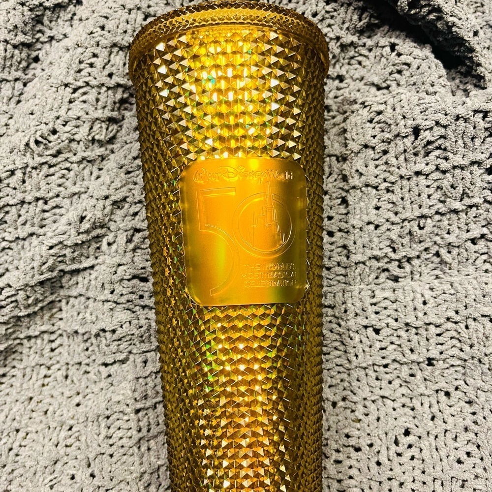 Starbucks x Walt Disney World 50th Anniversary Gold Tumbler
